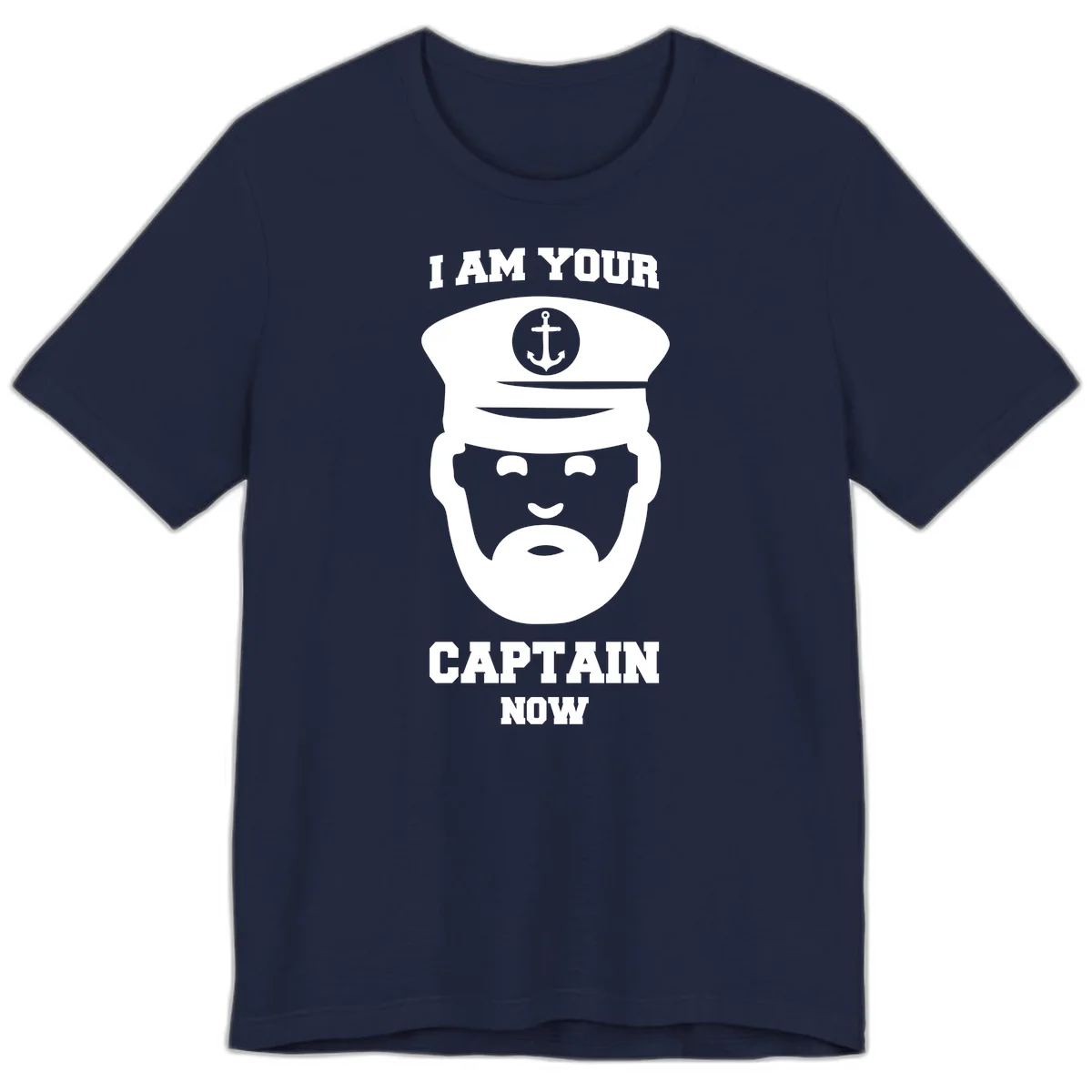 I Am Your Captain Now Premium T-Shirt in Navy