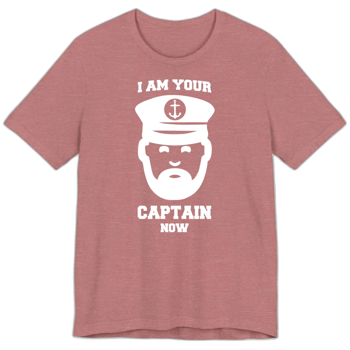 I Am Your Captain Now Premium T-Shirt in Heather Mauve