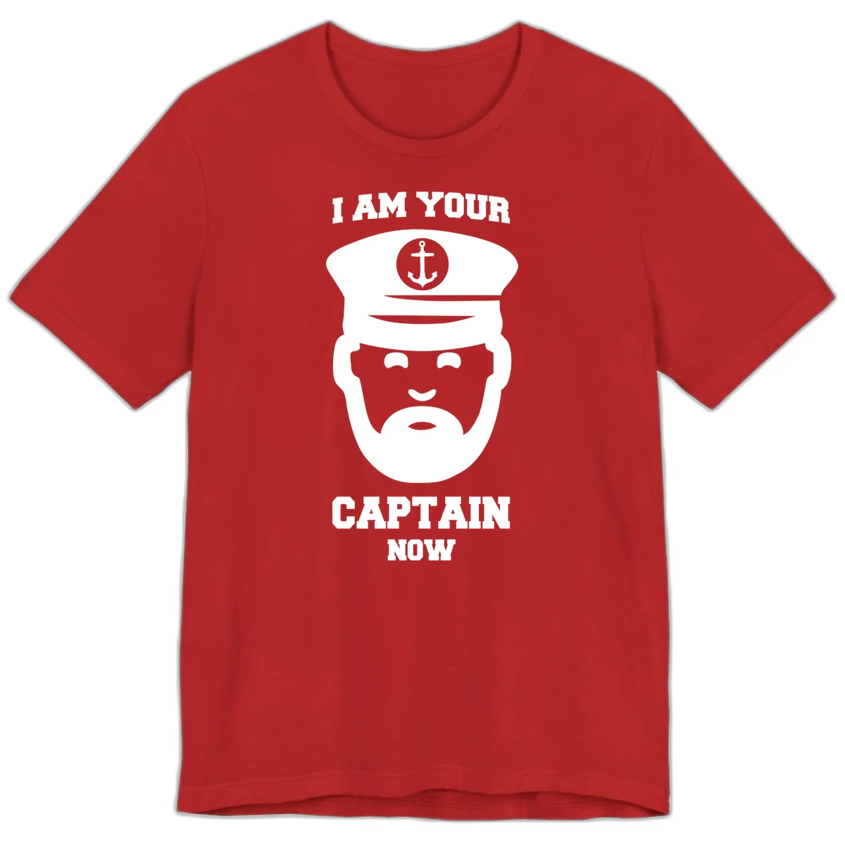 I Am Your Captain Now Premium T-Shirt in Red