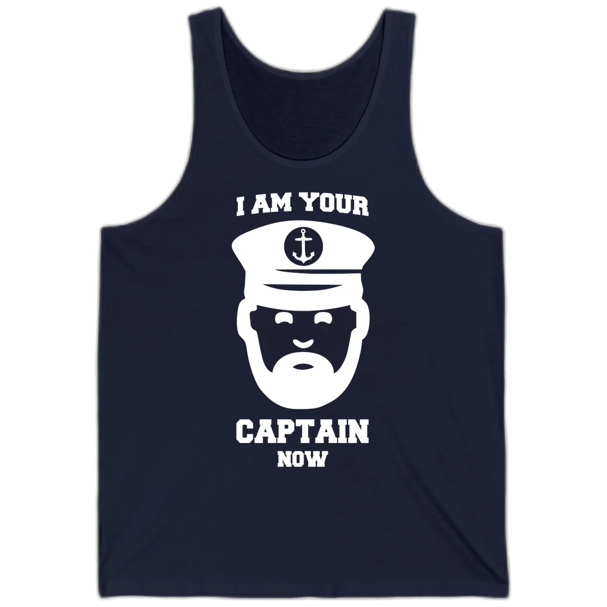 I Am Your Captain Now Tank in Navy