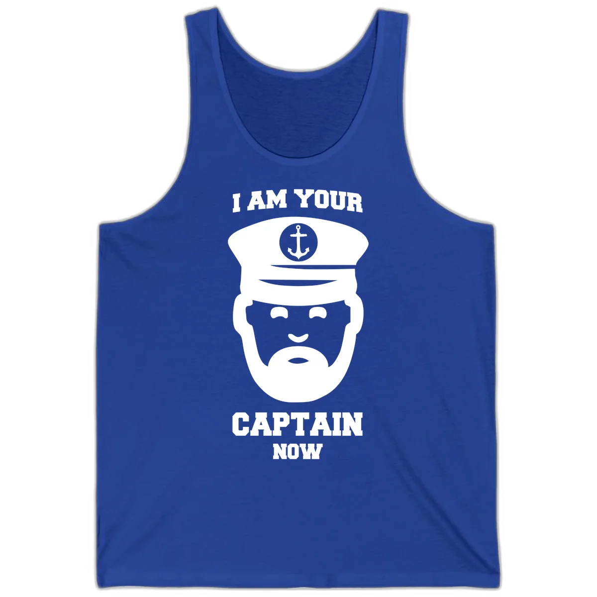 I Am Your Captain Now Tank in True Royal