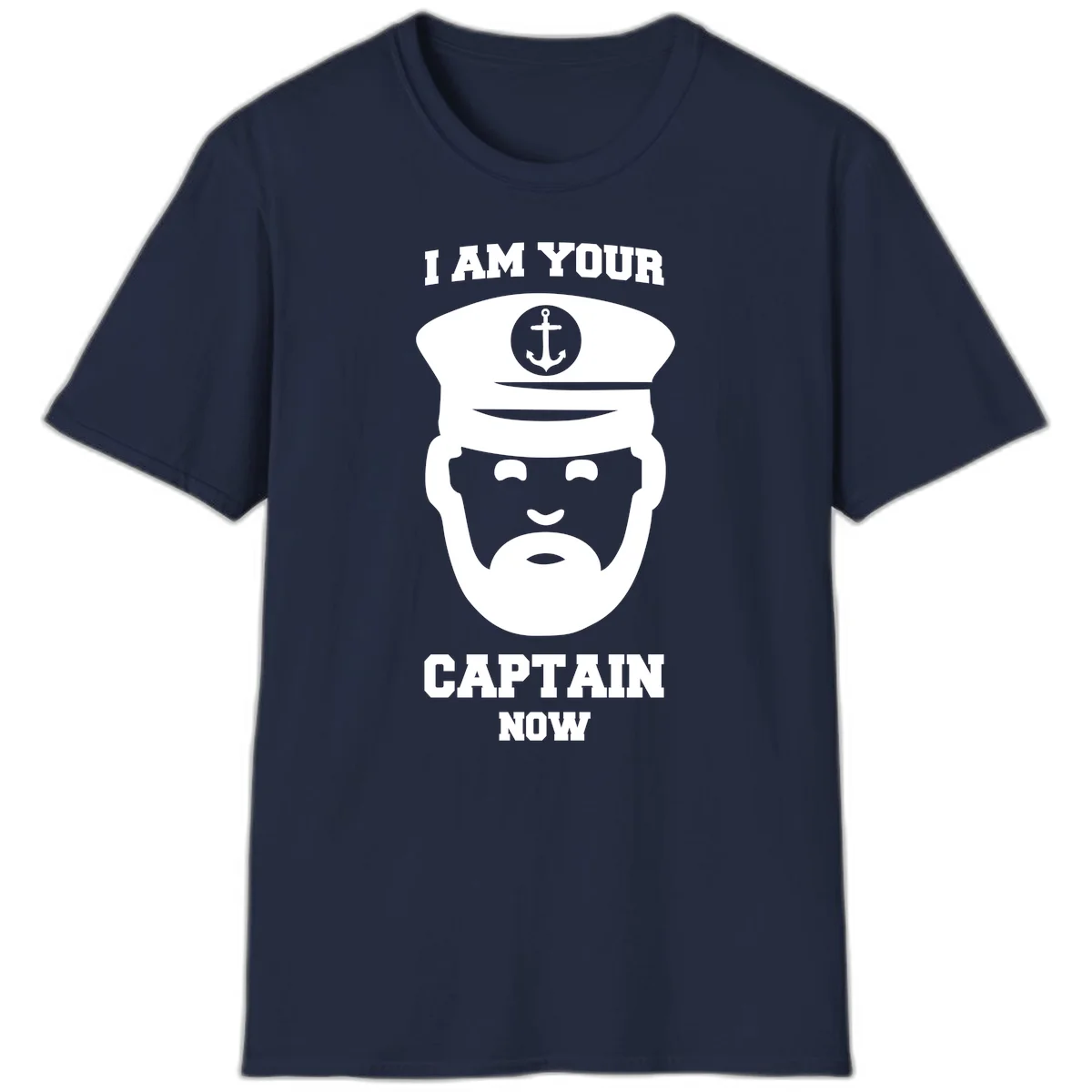 I Am Your Captain Now T-Shirt in Navy