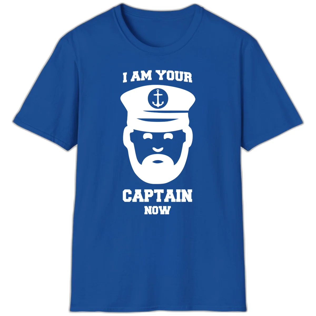 I Am Your Captain Now T-Shirt in Royal