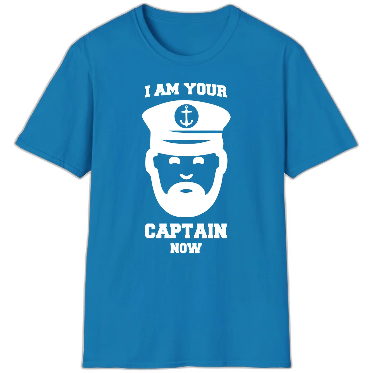I Am Your Captain Now T-Shirt in Sapphire