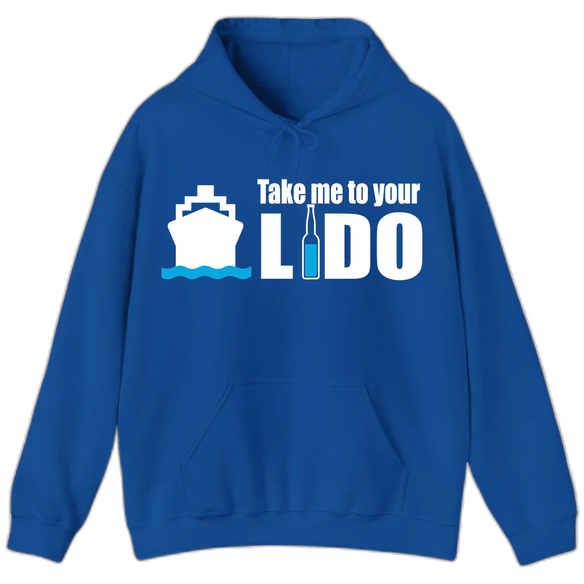 Take Me To Your Lido Hoodie in Royal
