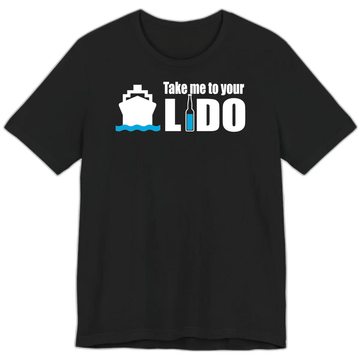 Take Me To Your Lido Premium T-Shirt in Black
