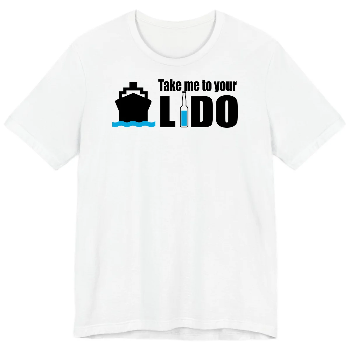 Take Me To Your Lido Premium T-Shirt in White