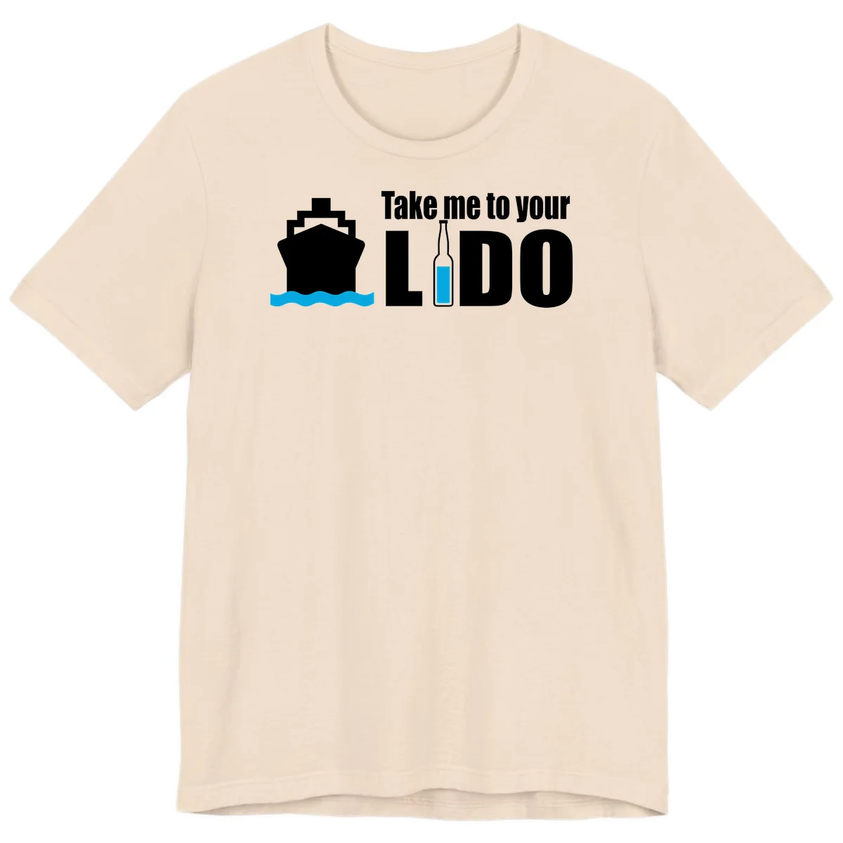 Take Me To Your Lido Premium T-Shirt in Soft Cream