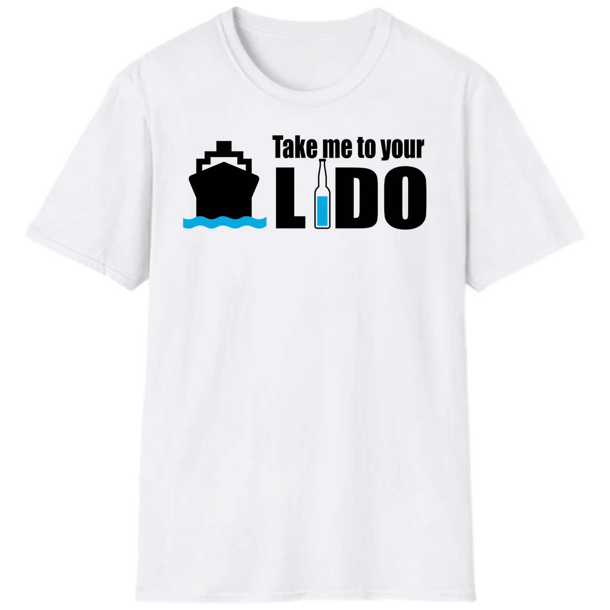 Take Me To Your Lido T-Shirt in White