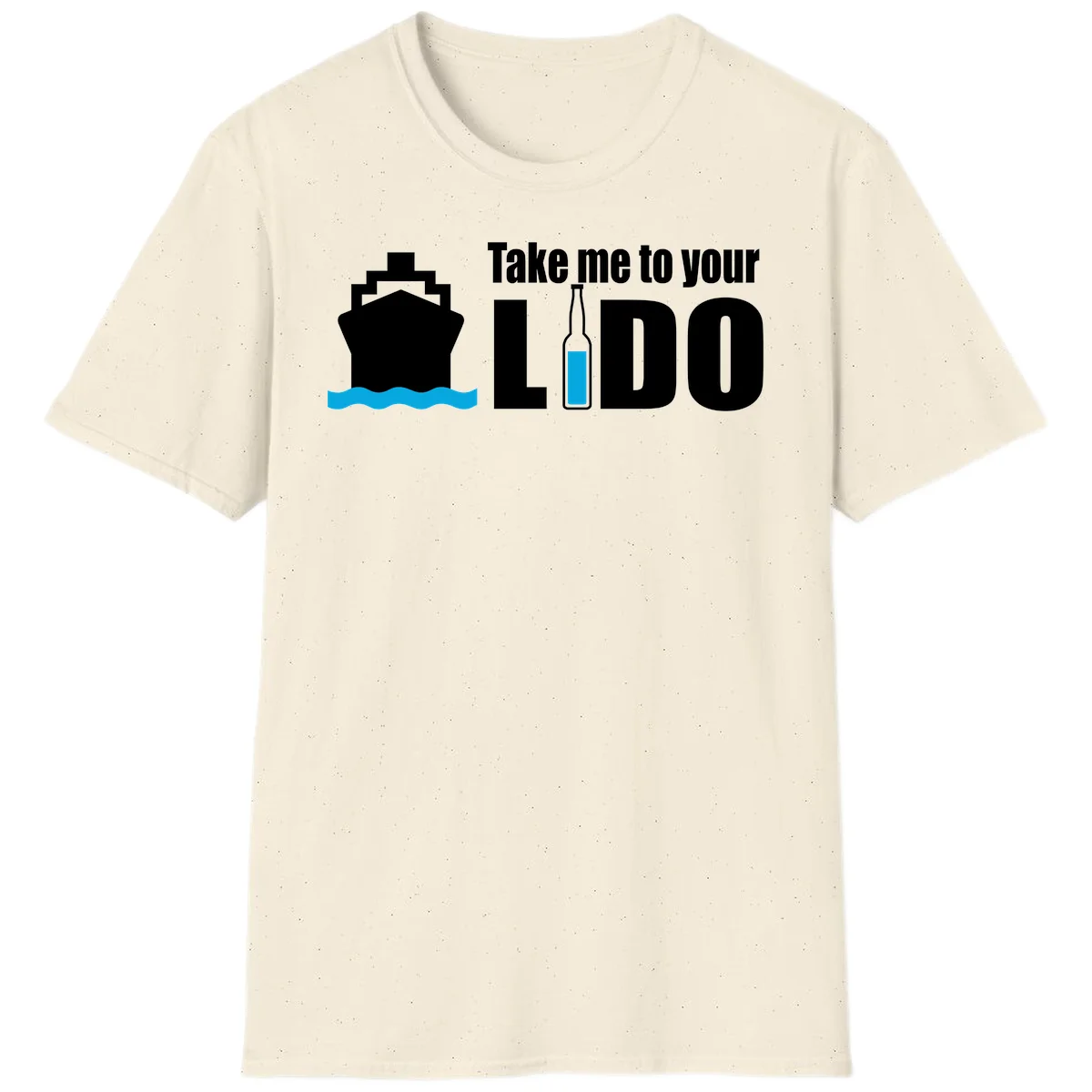 Take Me To Your Lido T-Shirt in Natural