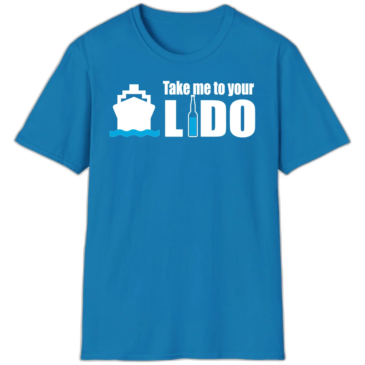 Take Me To Your Lido T-Shirt in Sapphire