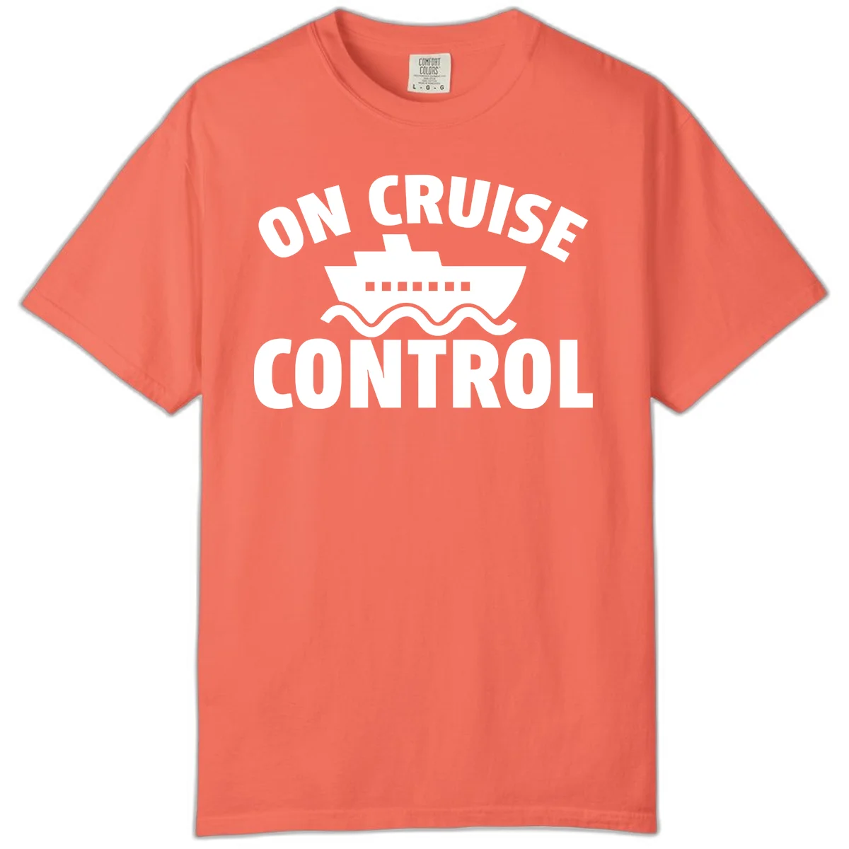 On Cruise Control Comfort Color in Bright Salmon