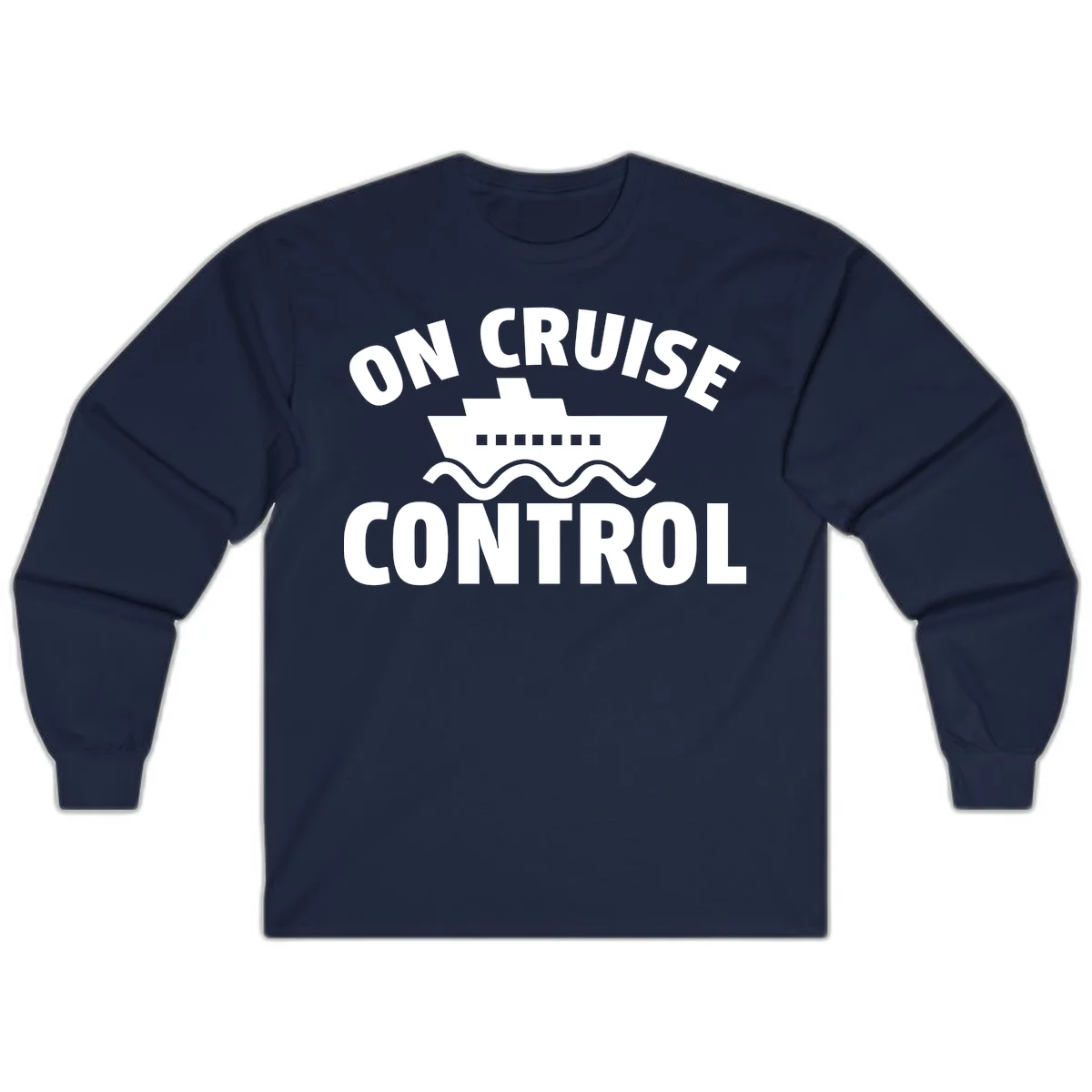 On Cruise Control Long Sleeve in Navy