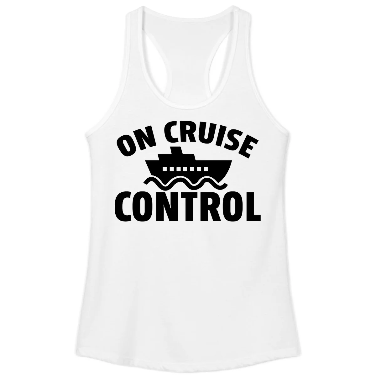 On Cruise Control Ladies Tank in White