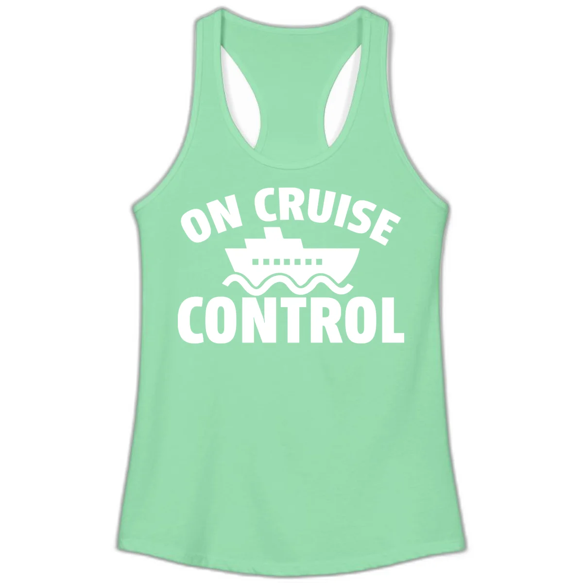 On Cruise Control Ladies Tank in Solid Mint