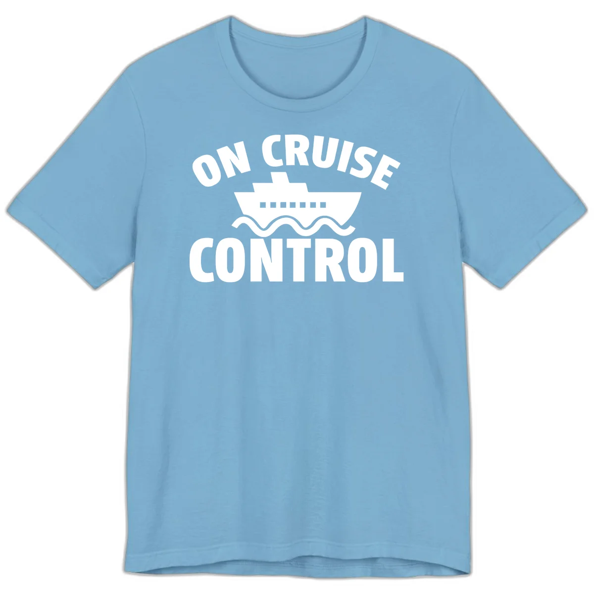 On Cruise Control Premium T-Shirt in Ocean Blue