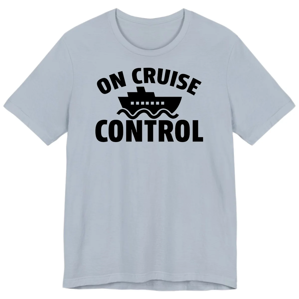 On Cruise Control Premium T-Shirt in Light Blue