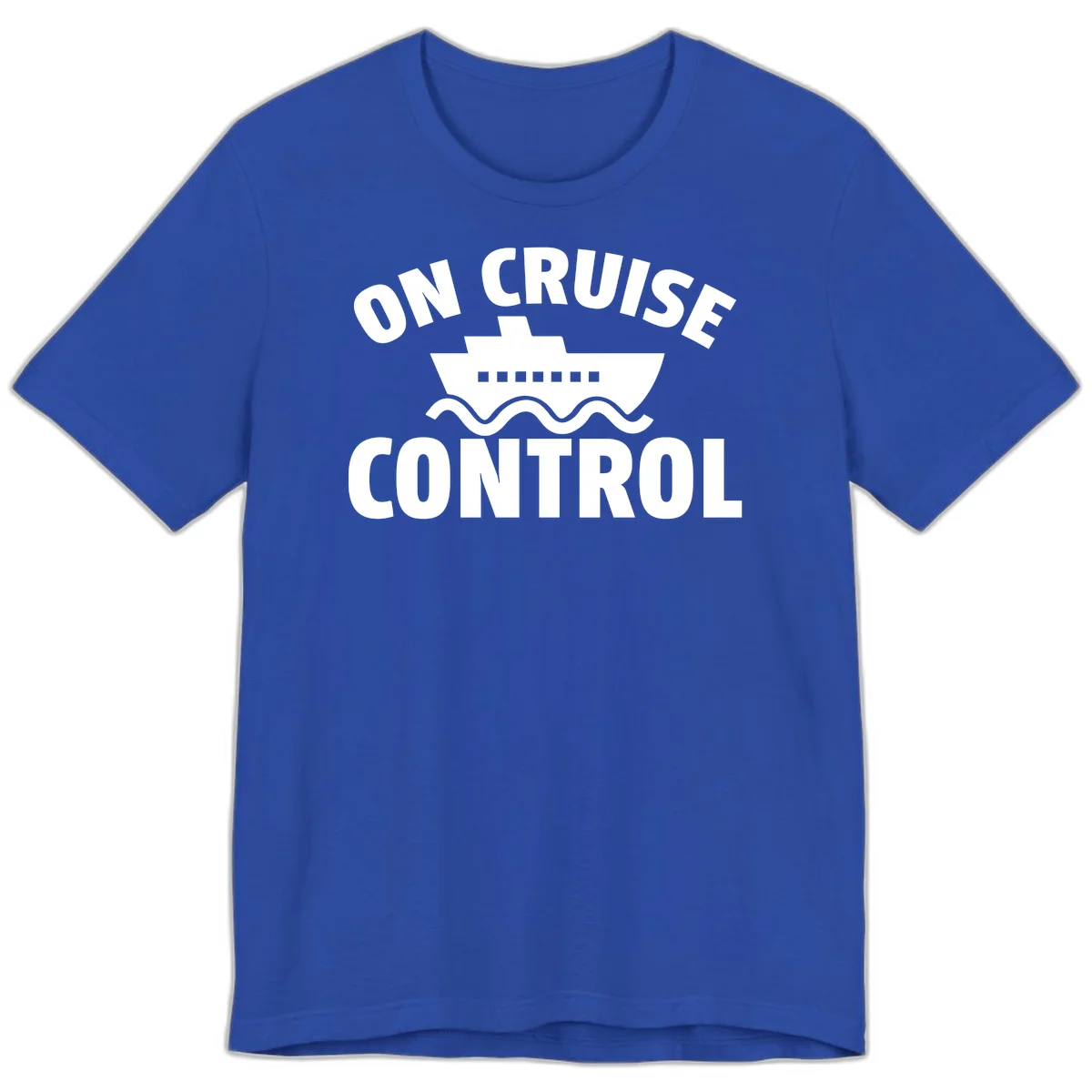 On Cruise Control Premium T-Shirt in True Royal