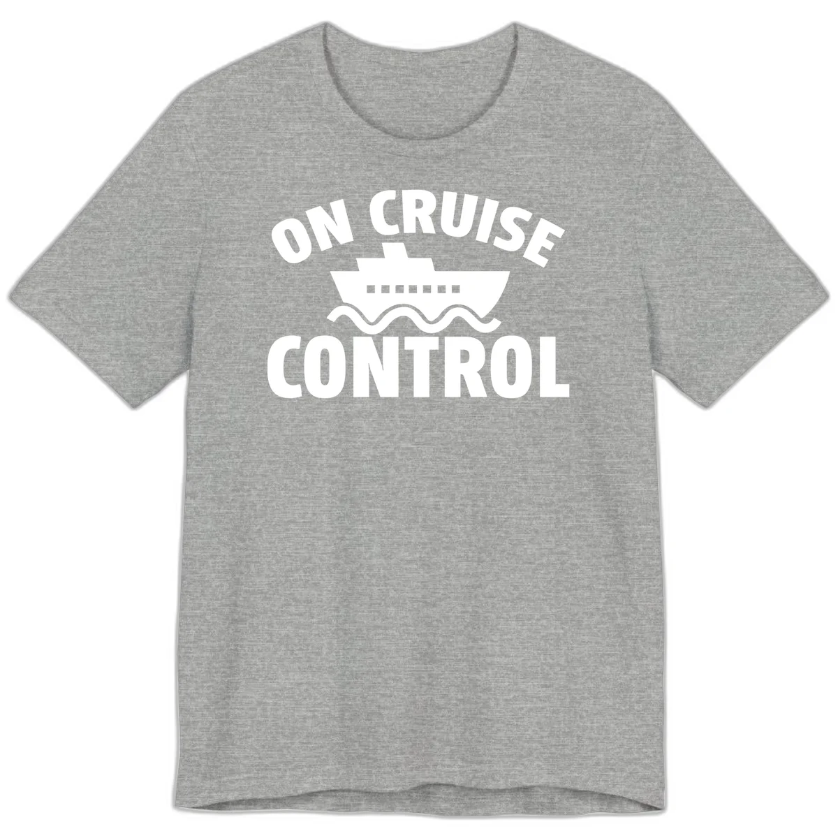 On Cruise Control Premium T-Shirt in Athletic Heather