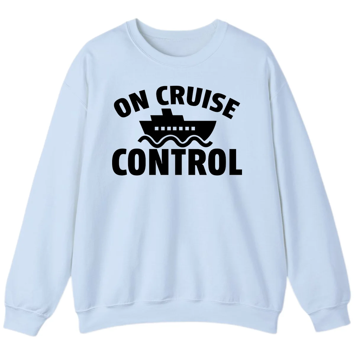 On Cruise Control Sweatshirt in Light Blue