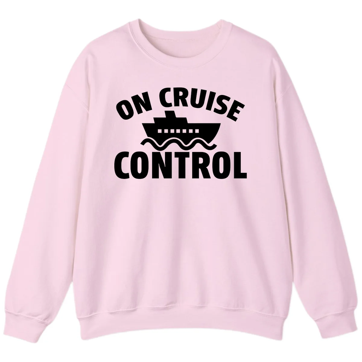 On Cruise Control Sweatshirt in Light Pink