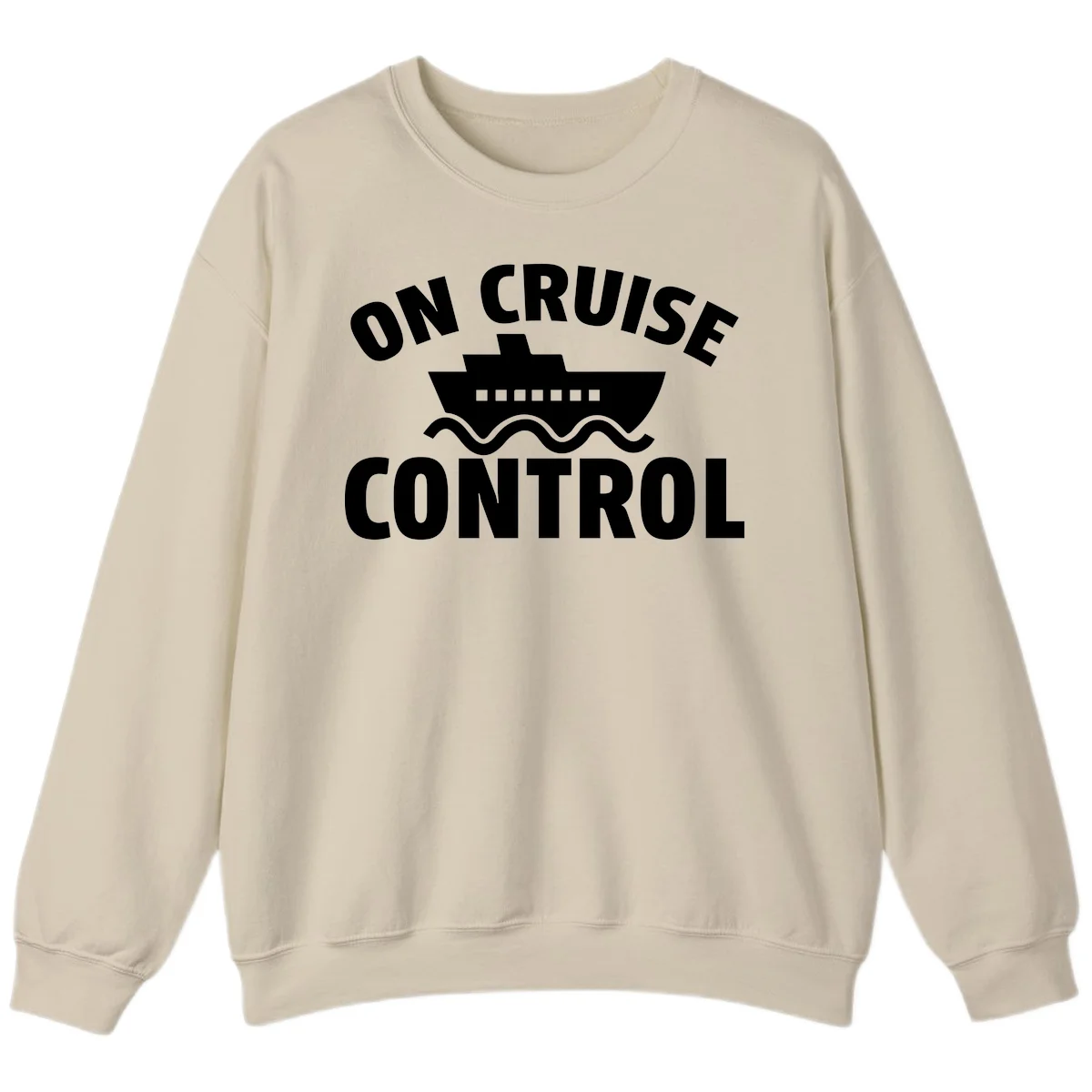 On Cruise Control Sweatshirt in Sand