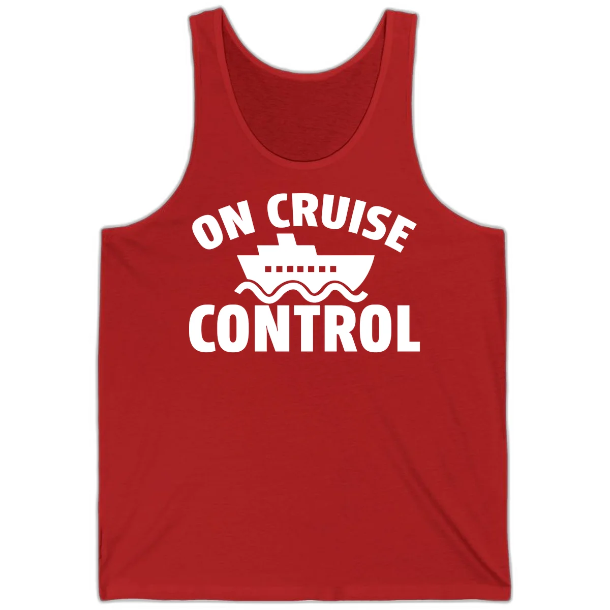 On Cruise Control Tank in Red