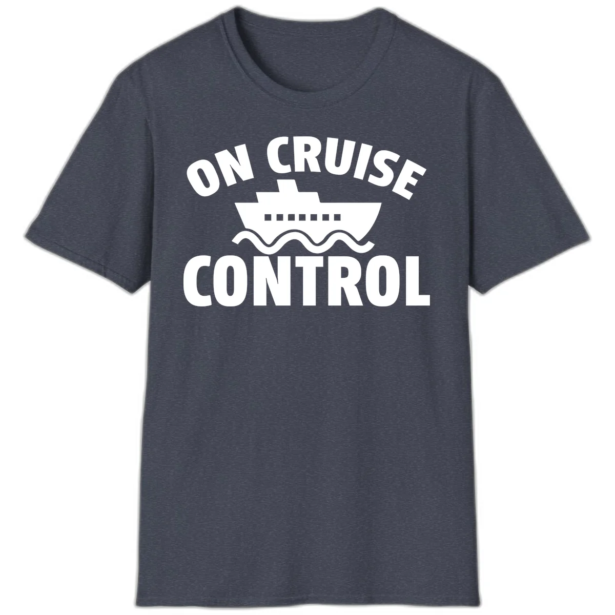 On Cruise Control T-Shirt in Heather Navy