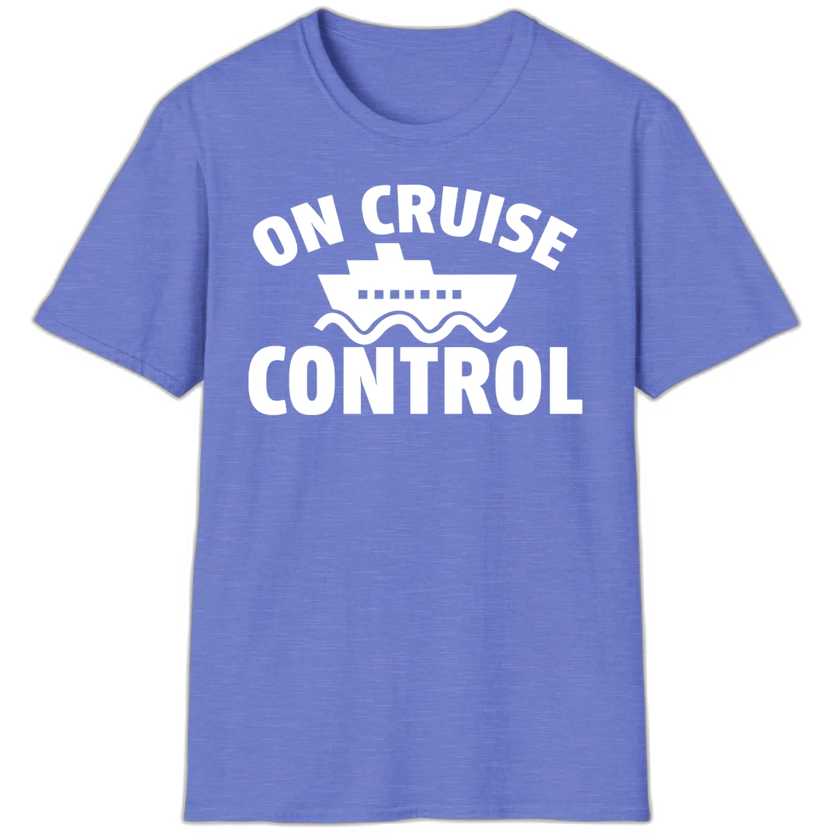 On Cruise Control T-Shirt in Heather Royal