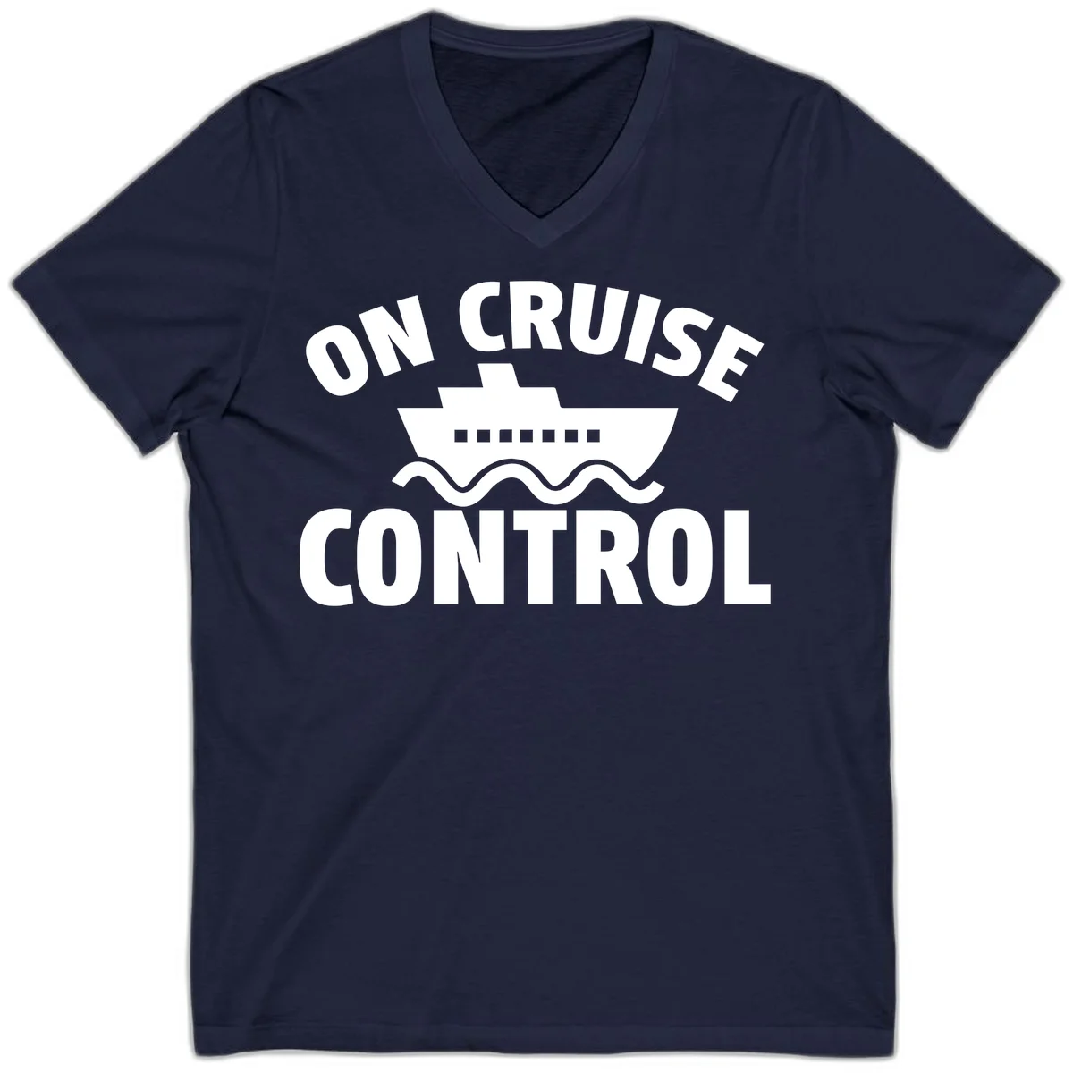 On Cruise Control V-Neck in Navy