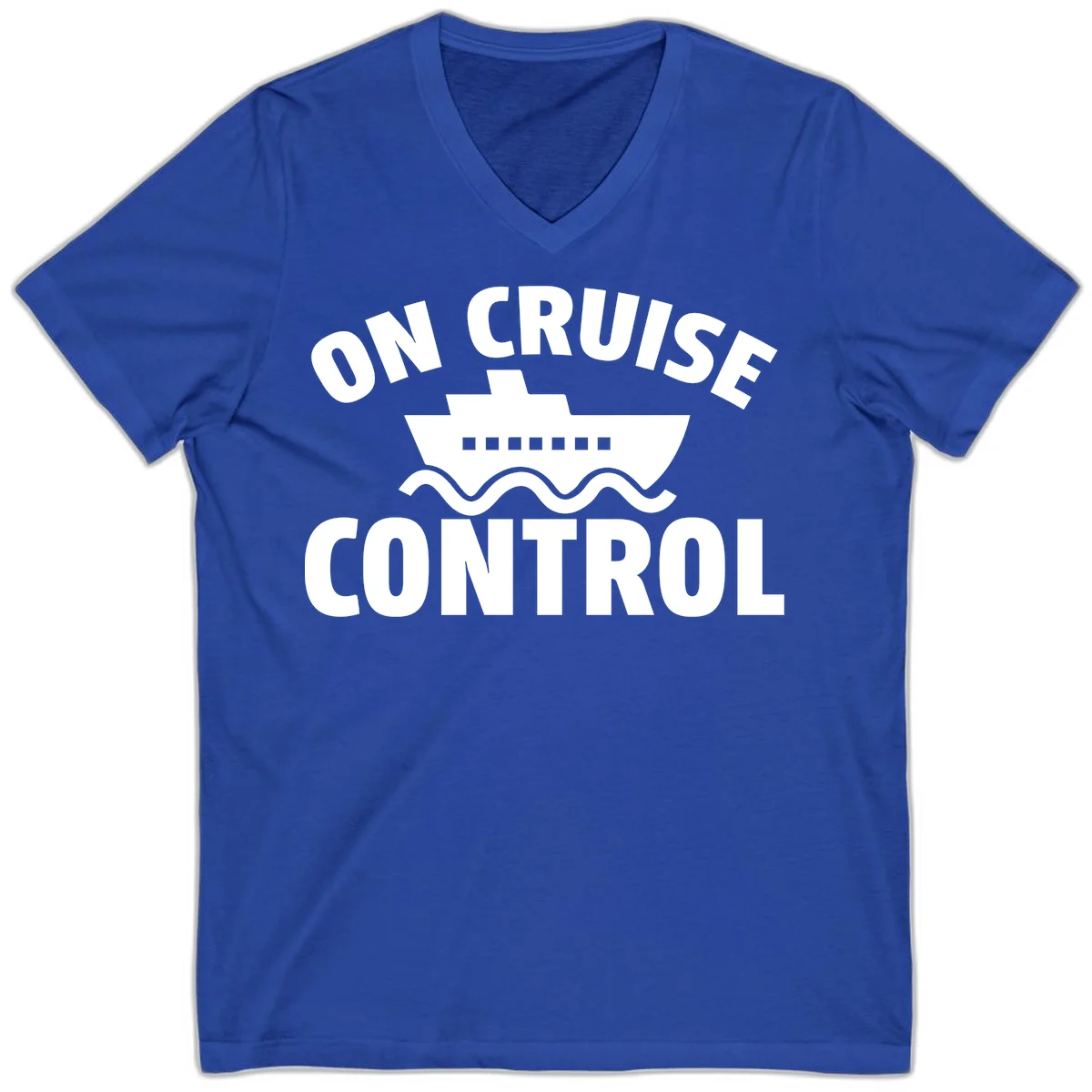 On Cruise Control V-Neck in True Royal
