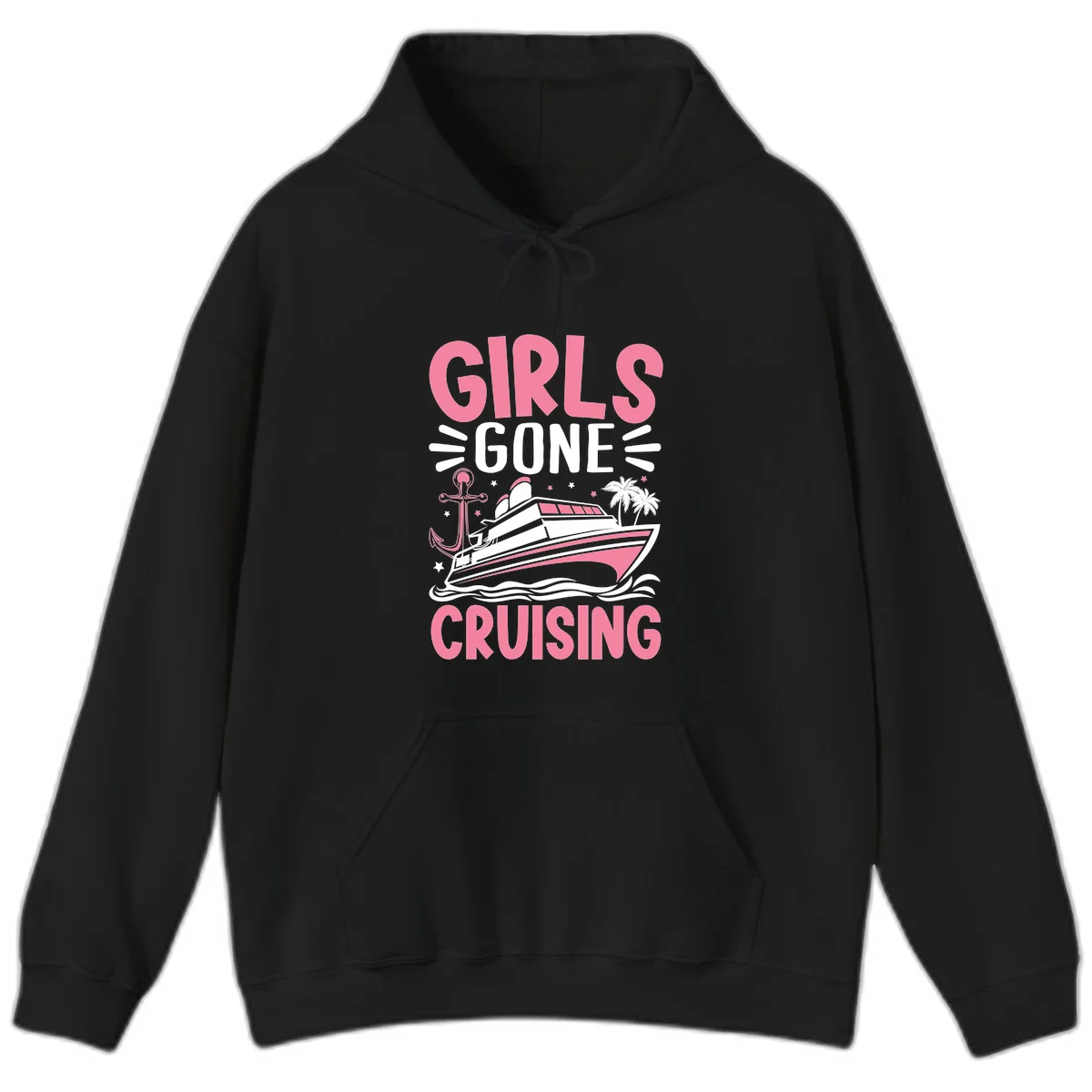 Girls Gone Cruising Hoodie in Black