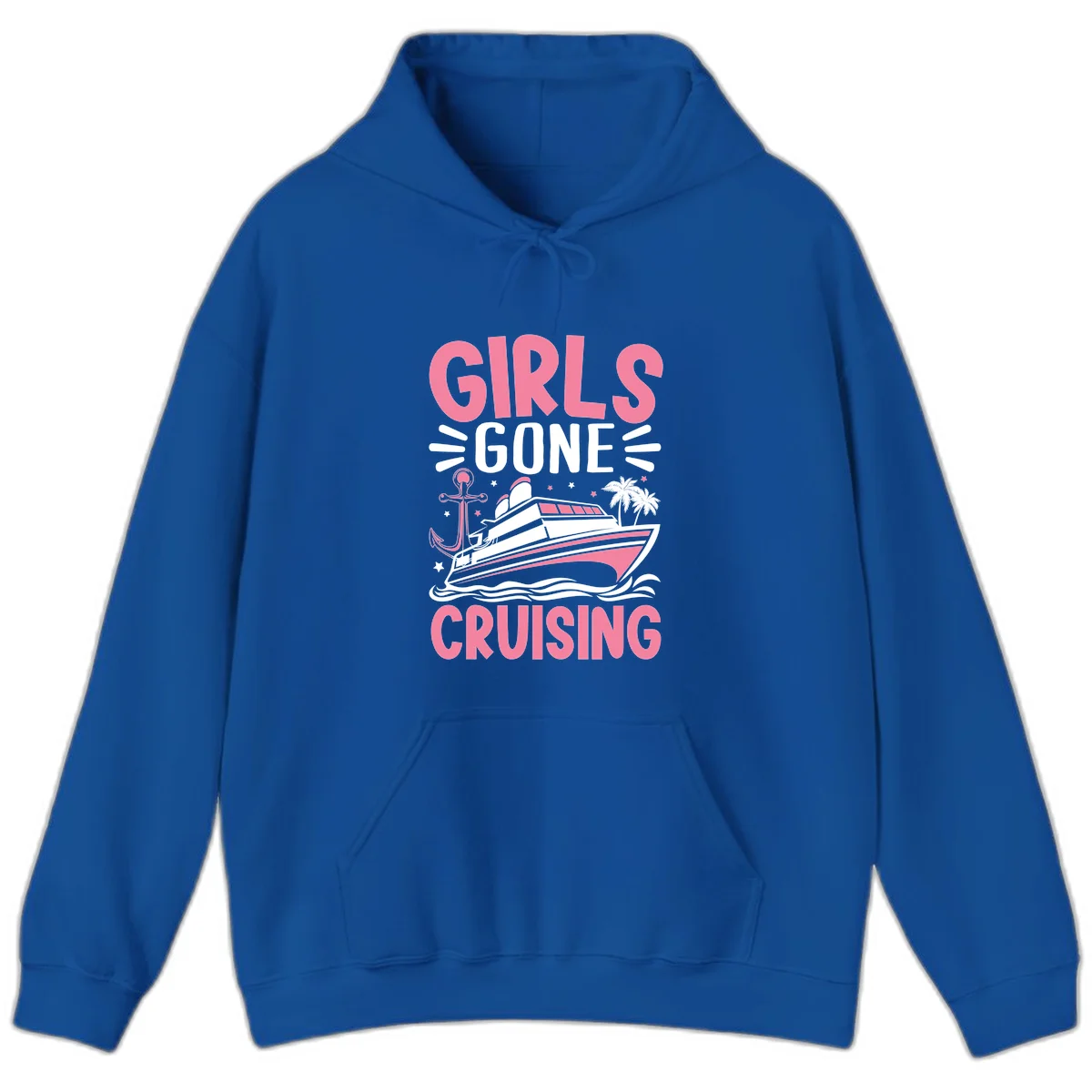 Girls Gone Cruising Hoodie in Royal