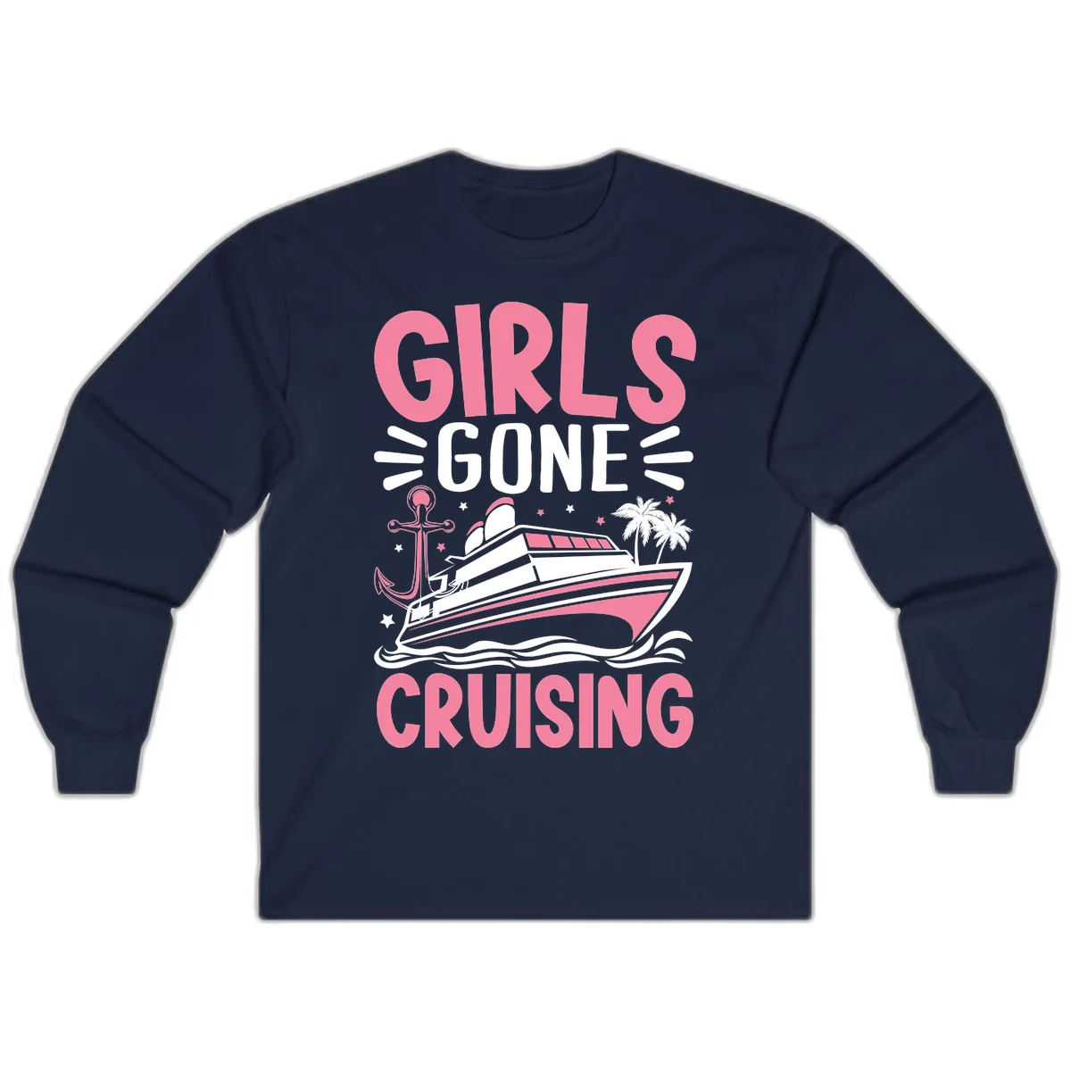 Girls Gone Cruising Long Sleeve in Navy