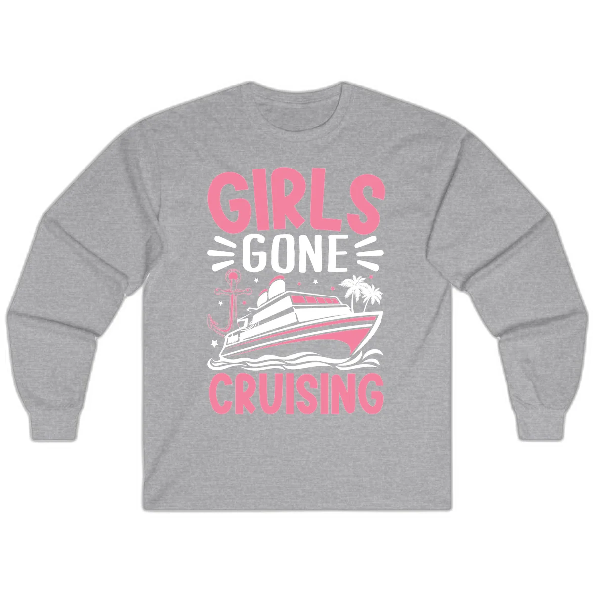 Girls Gone Cruising Long Sleeve in Sport Grey