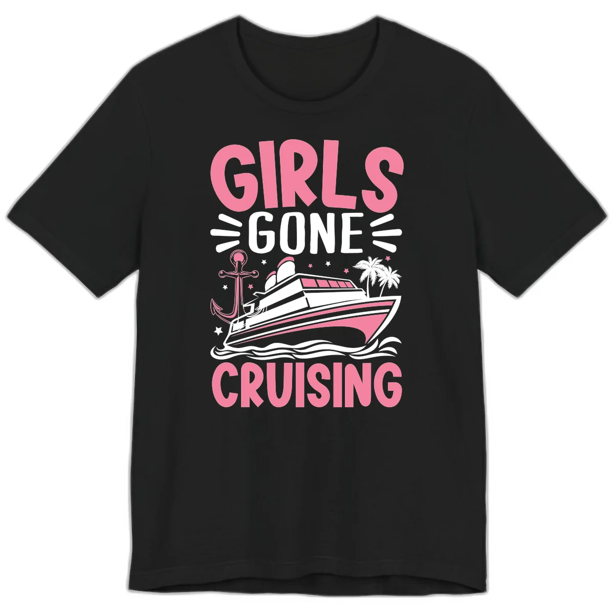 Girls Gone Cruising Premium T-Shirt in Black