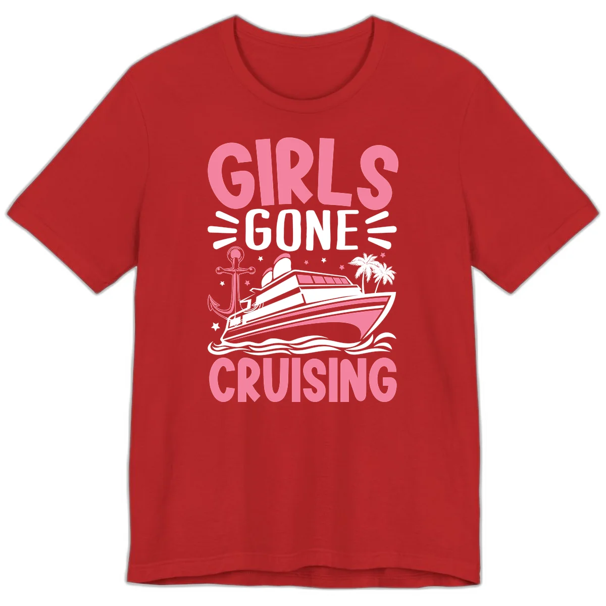Girls Gone Cruising Premium T-Shirt in Red