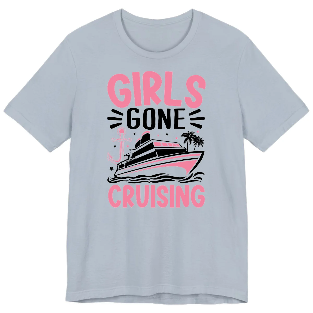 Girls Gone Cruising Premium T-Shirt in Light Blue