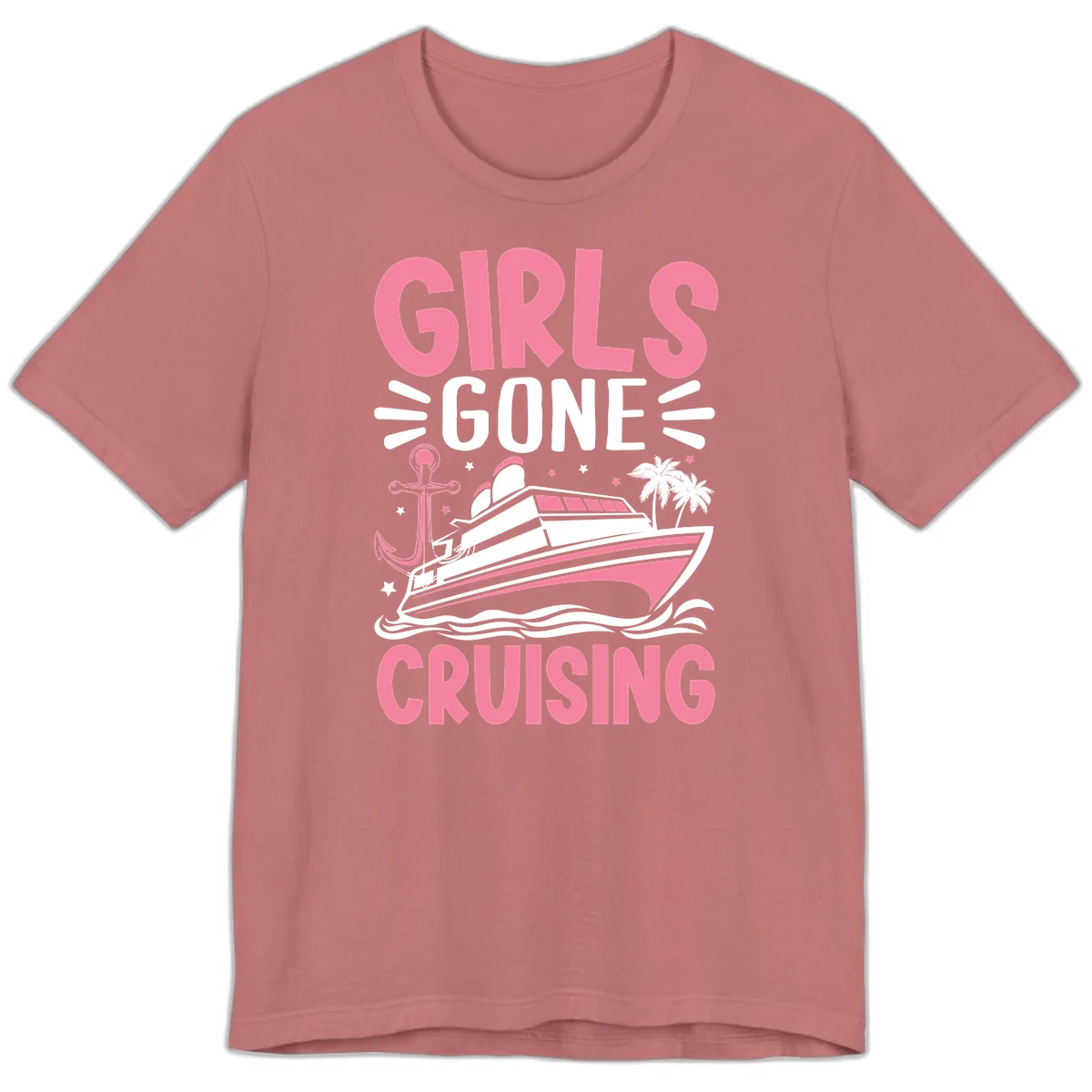 Girls Gone Cruising Premium T-Shirt in Mauve