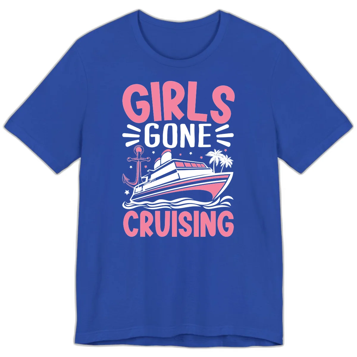 Girls Gone Cruising Premium T-Shirt in True Royal