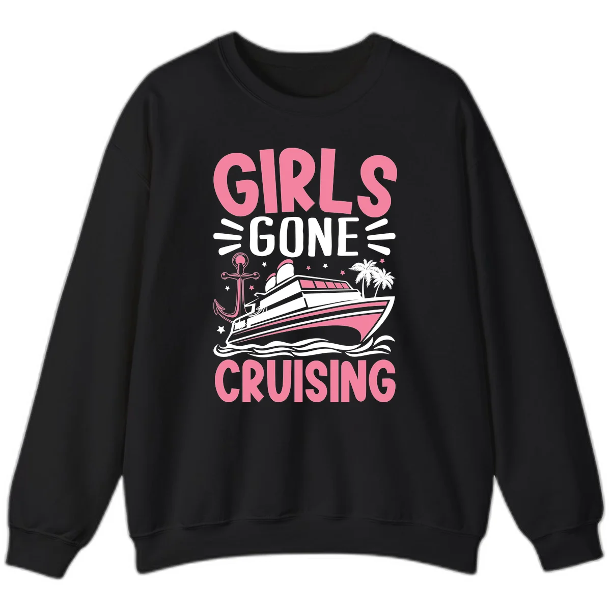 Girls Gone Cruising Sweatshirt in Black