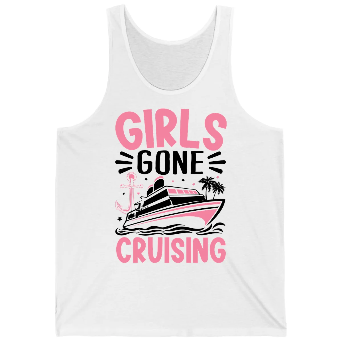 Girls Gone Cruising Tank in White