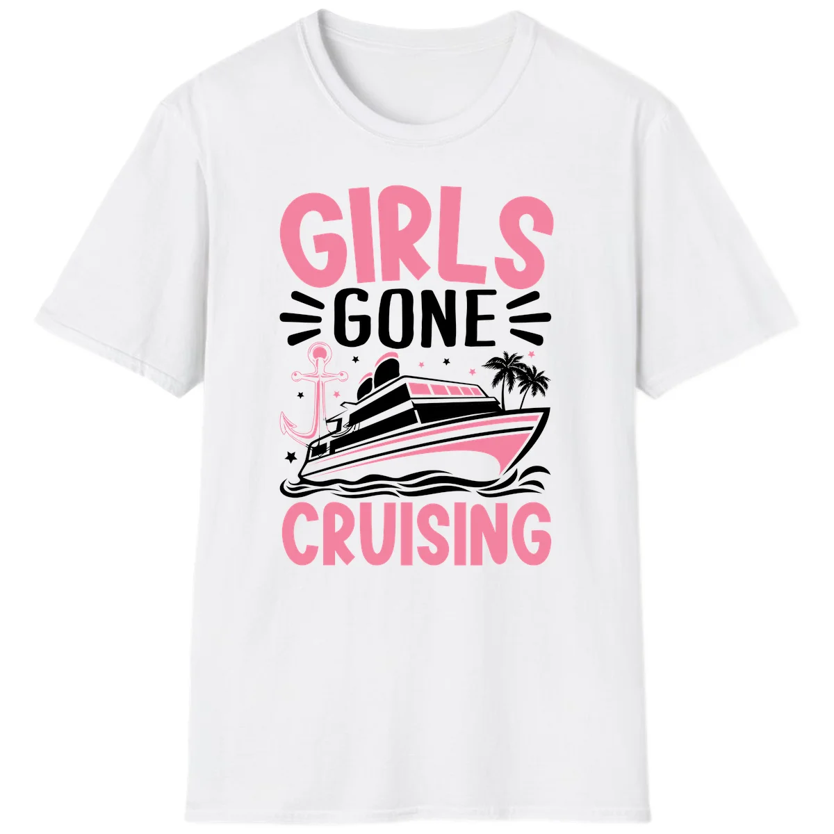 Girls Gone Cruising T-Shirt in White