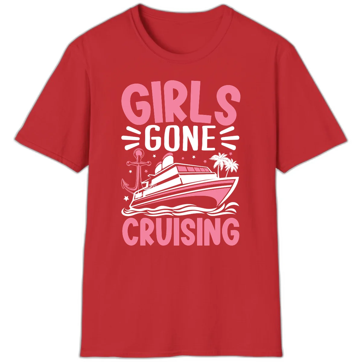 Girls Gone Cruising T-Shirt in Red