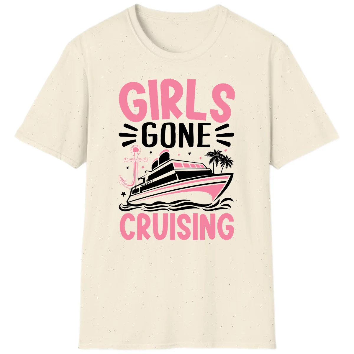 Girls Gone Cruising T-Shirt in Natural