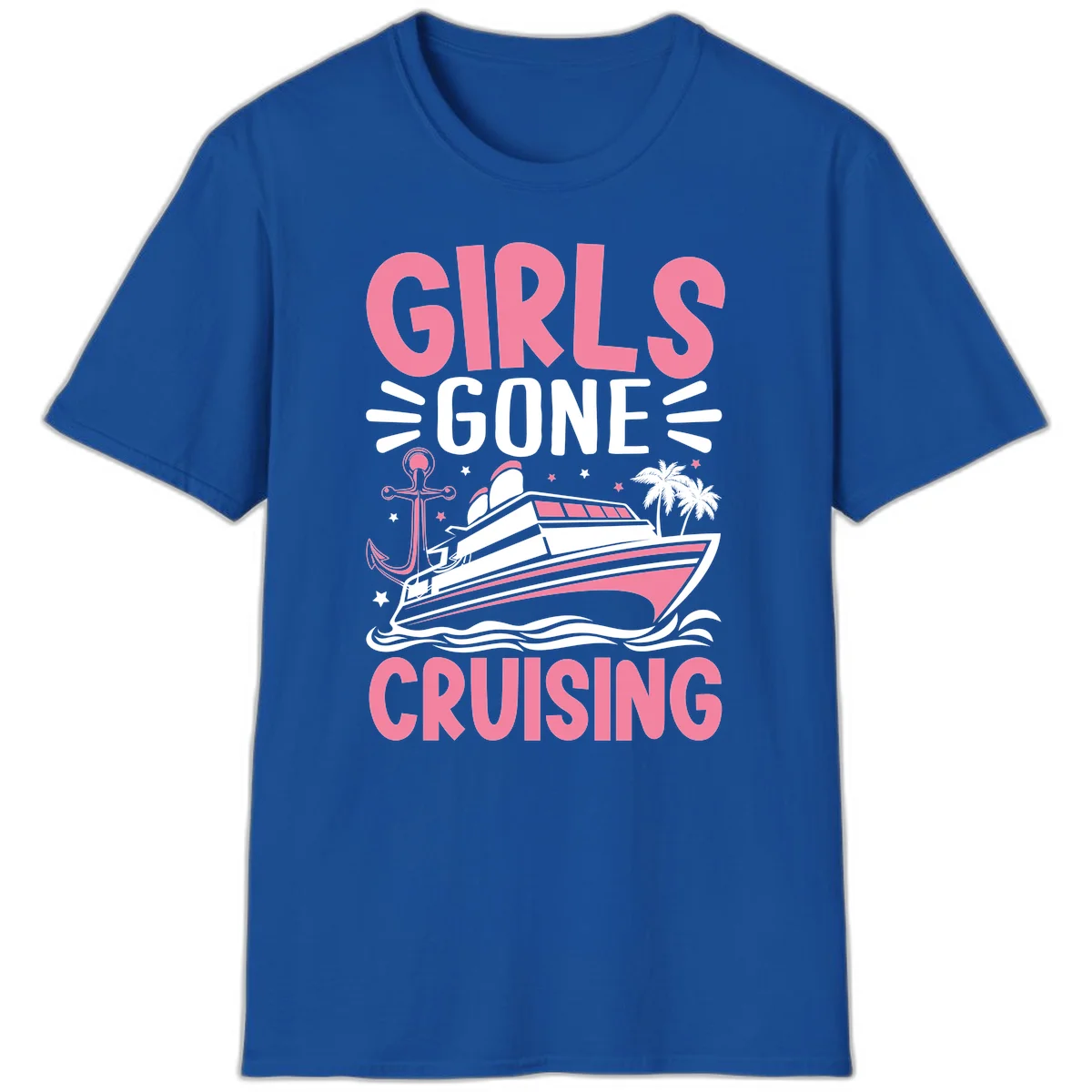 Girls Gone Cruising T-Shirt in Royal