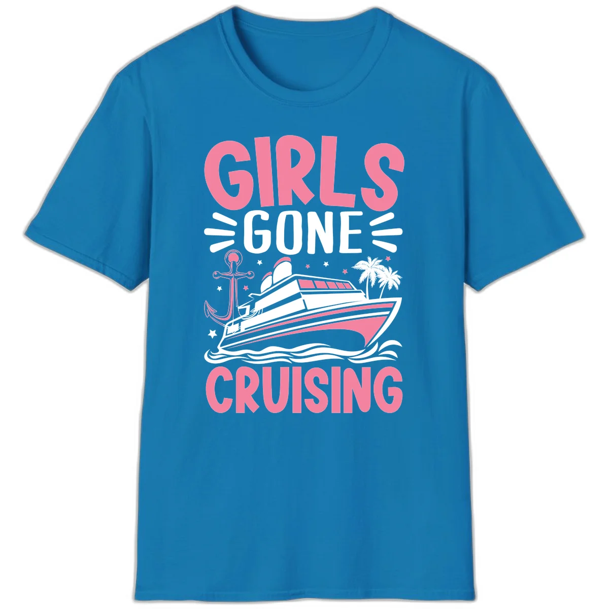 Girls Gone Cruising T-Shirt in Sapphire