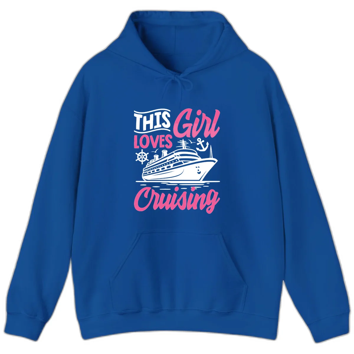 This Girl Loves Cruising Hoodie in Royal