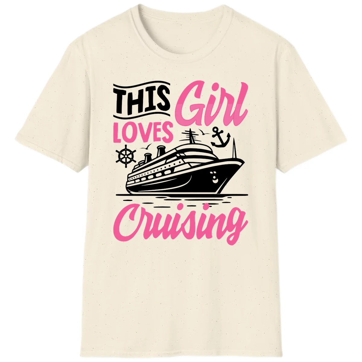 This Girl Loves Cruising T-Shirt in Natural