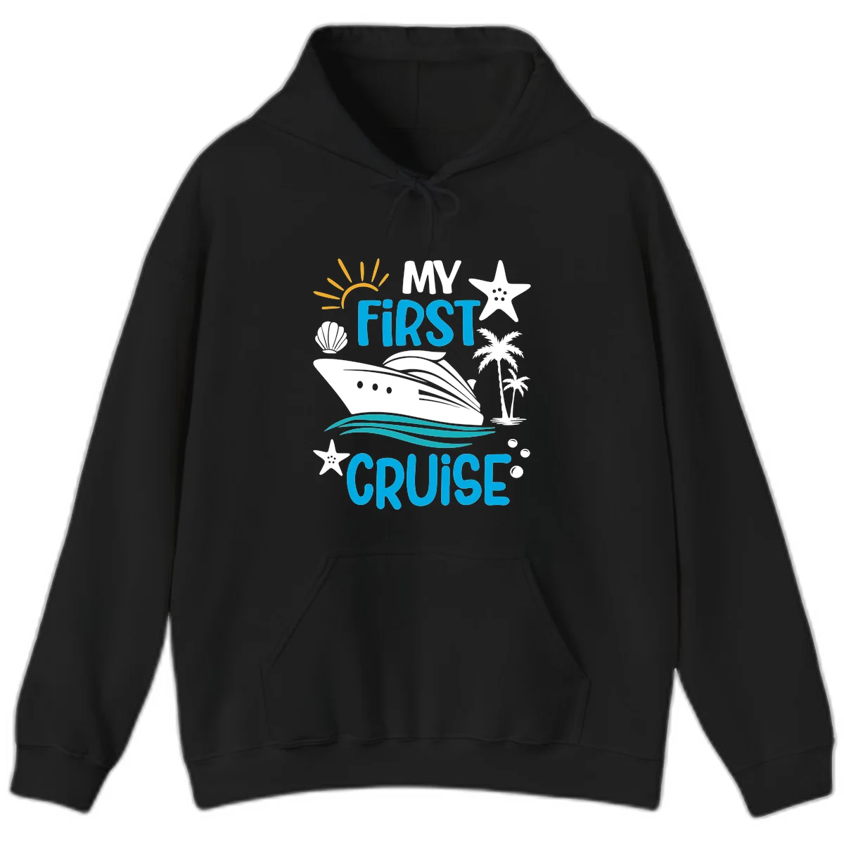 My First Cruise Hoodie in Black